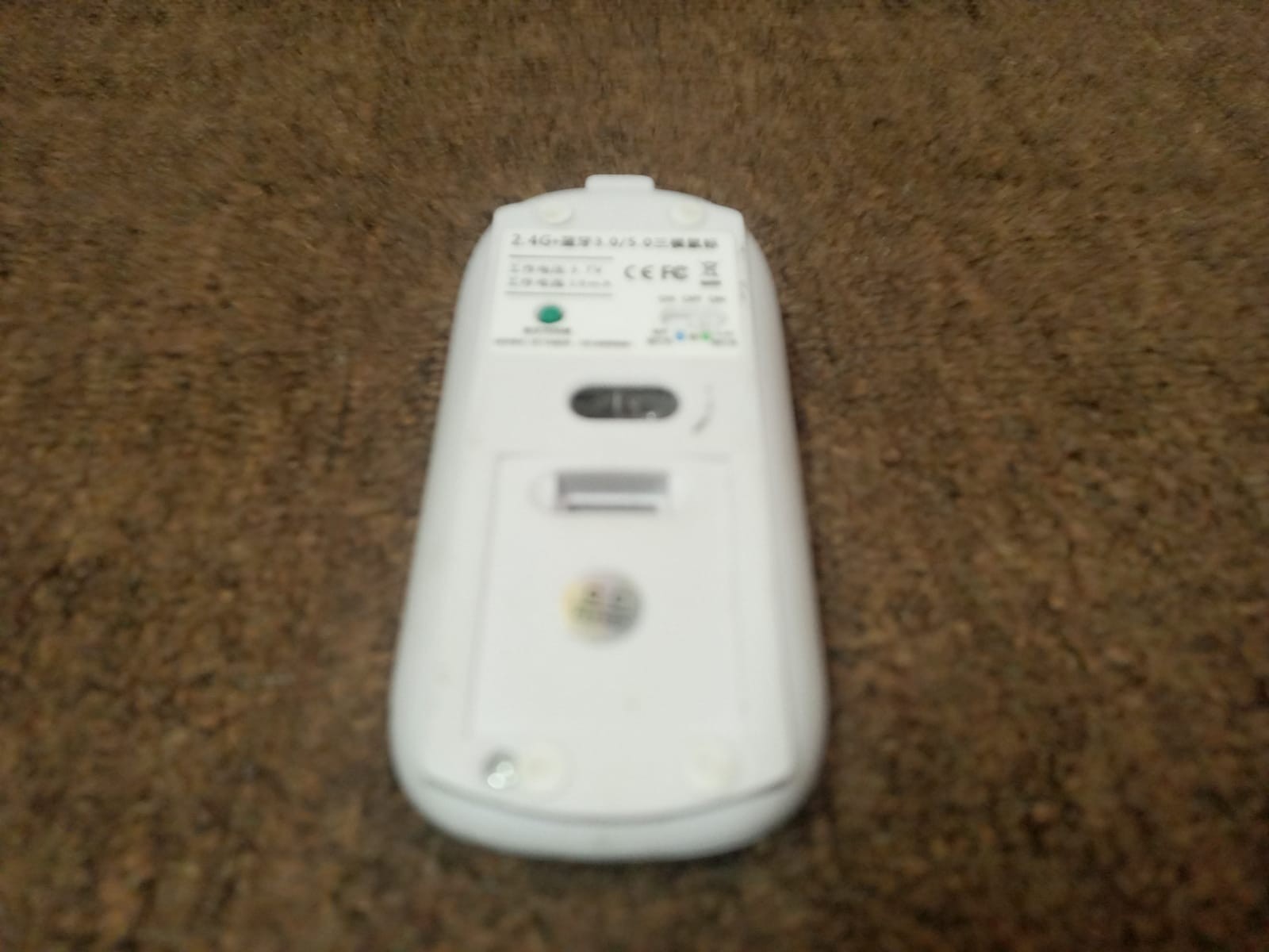 Tri-Mode Wireless Mouse Bluetooth 5.0+2.4G Rechargeable for PC Mac (No Dongle