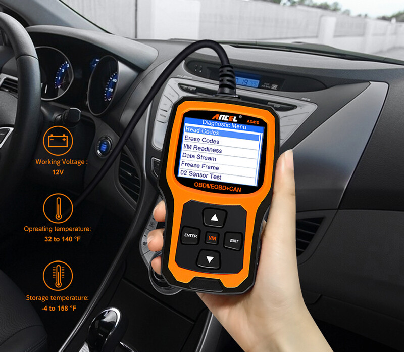 Car OBD2 Diagnostic Scanner Check Engine Light Scan Tool Code Reader Live Data