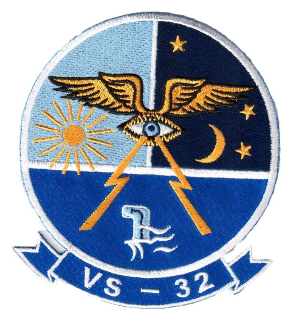 VS-32 Maulers 1970s Squadron Patch – Plastic Backing