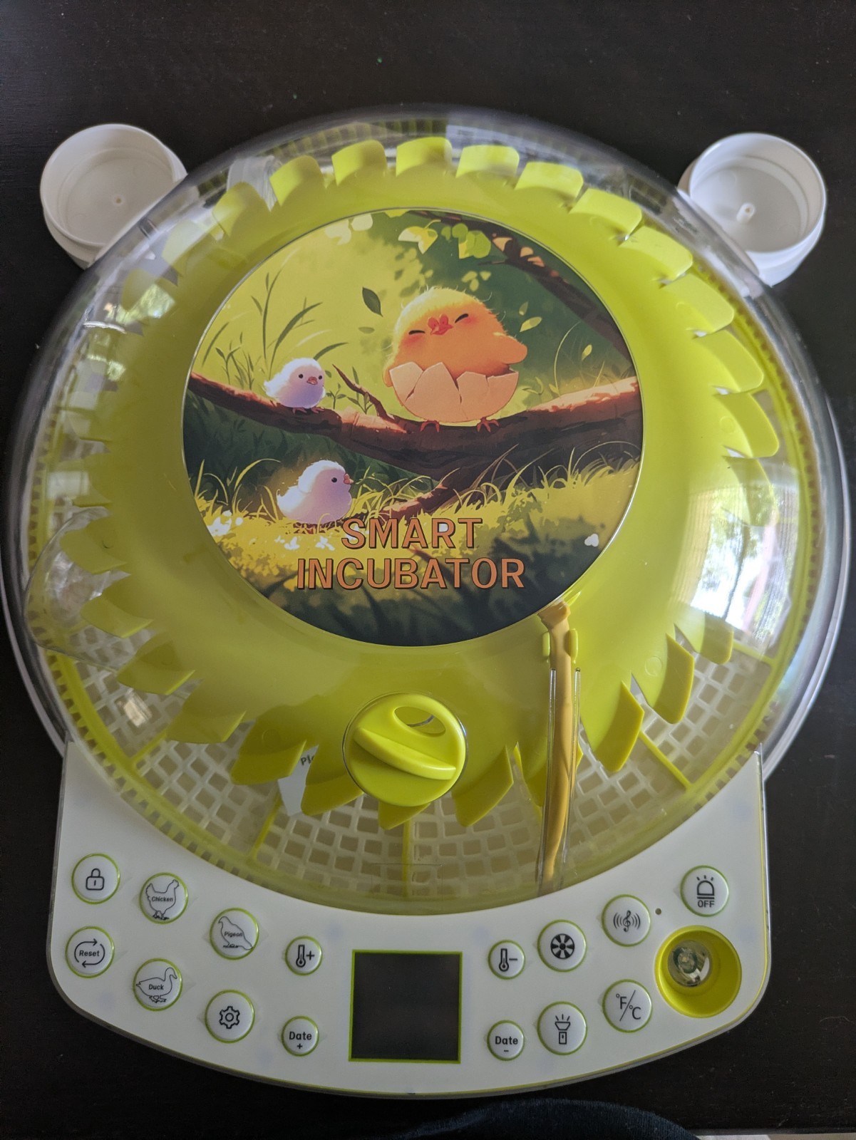 Egg Incubators for Hatching Eggs, Temperature & Humidity Control, LED Egg Candle