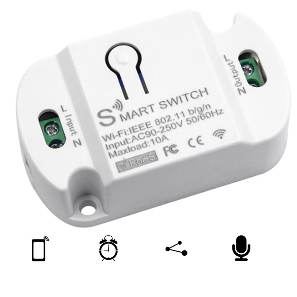 10A Wifi Switch App Timer for Smart Home Automation Voice Controller