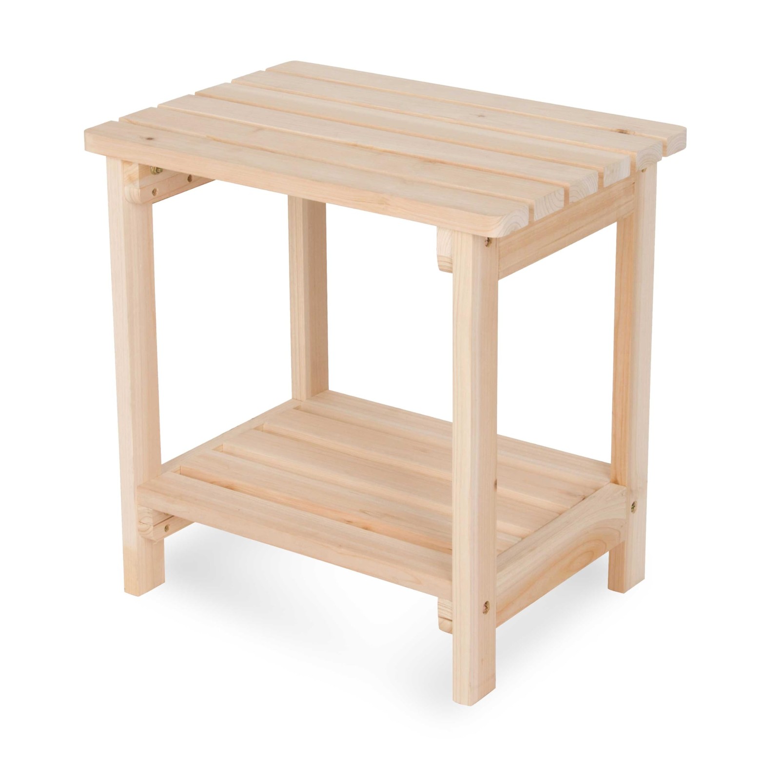 Shine Company Providence Rectangular Side Table – Natural
