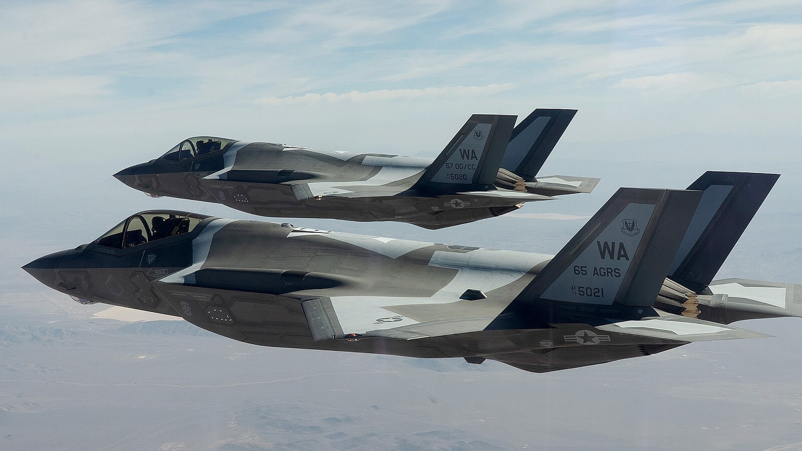 USAF 65th AGGRESSOR SQ - F-35 - AGGRESSOR LIGHTNING DRIVER - ORIGINAL VEL PATCH