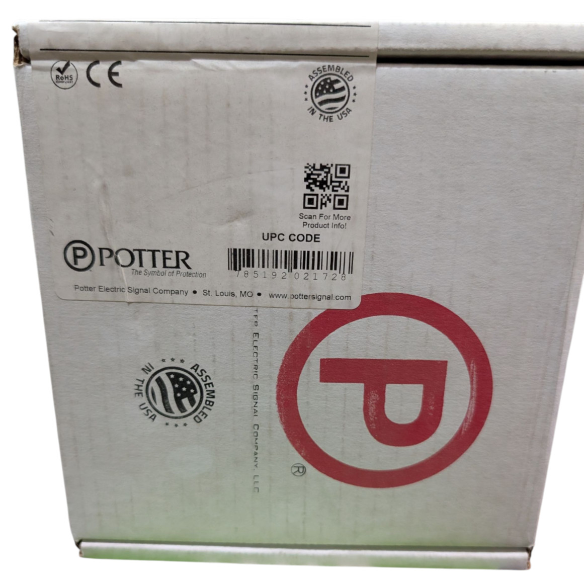 Potter 1010203 PCVS-2 PCVS Series Control Valve Supervisory Switch, Double
