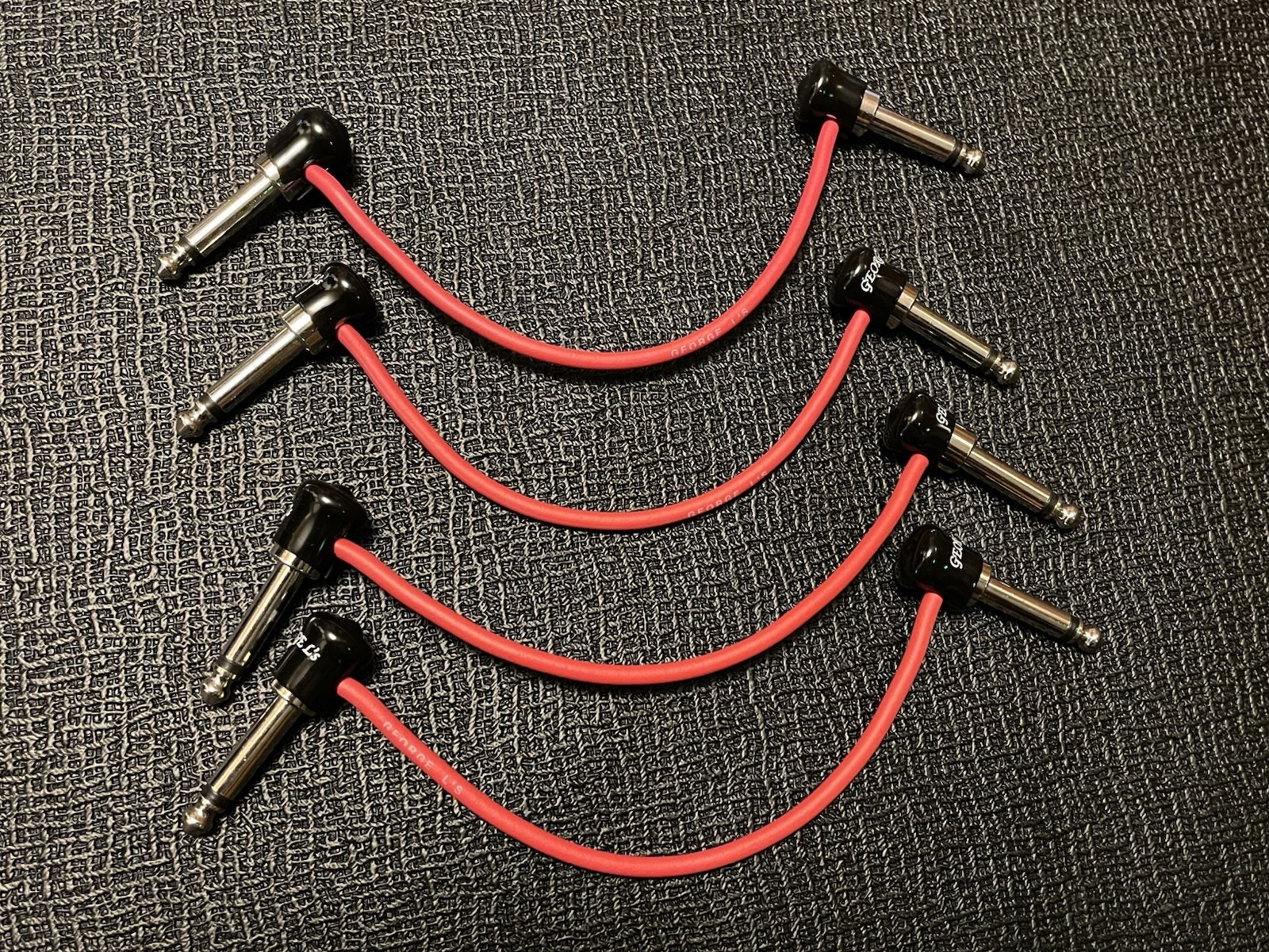 George L’s Patch Cables 6” Guitar Pedal Patch Cables 4 Pack
