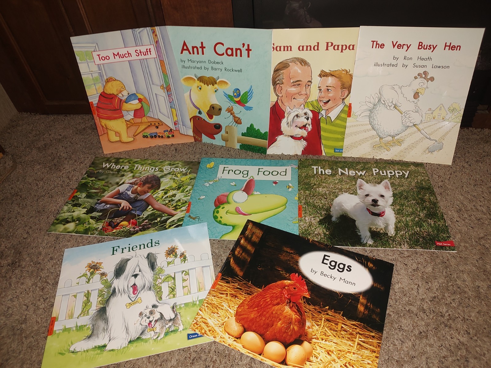 LOT OF 9 FOUNTAS & PINNELL LLI LARGE LAP BOOKS / GREEN SYSTEM / FIRST GRADE