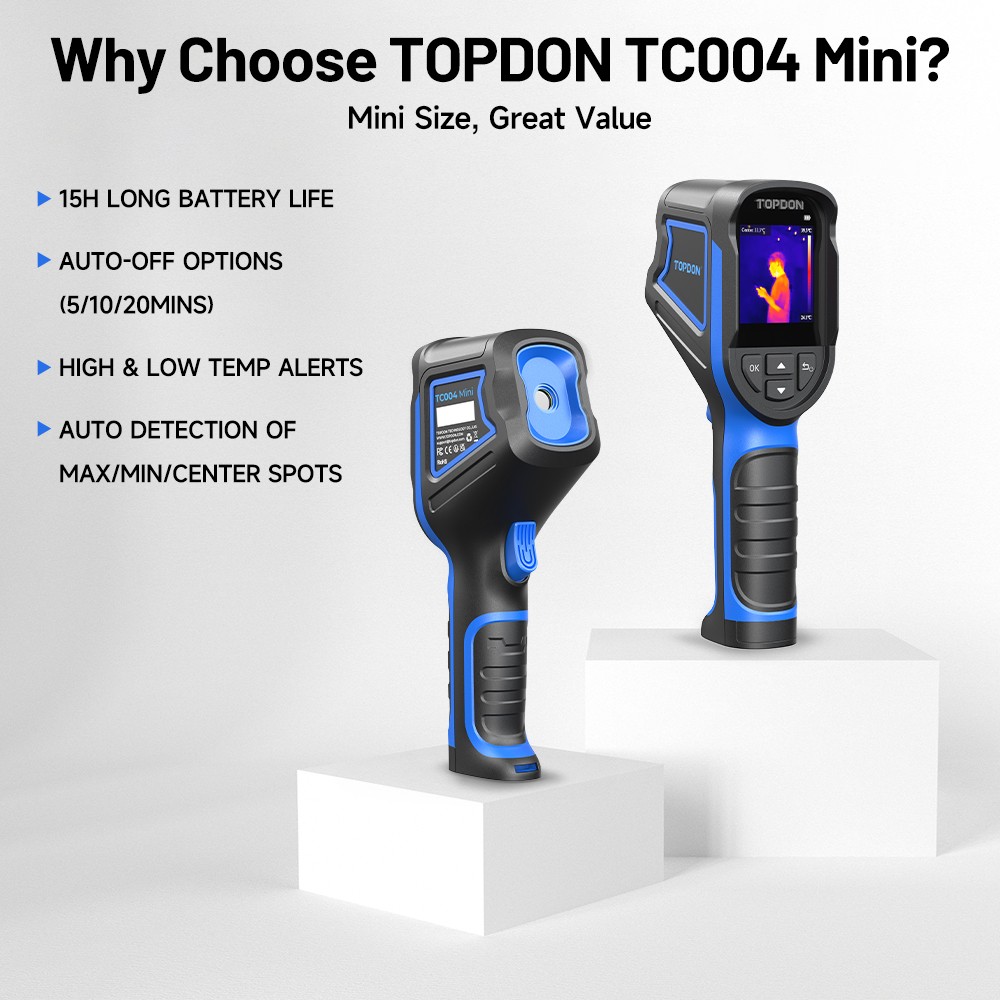 Higher Resolution 128*128 IR Infrared Thermal Imaging Camera 2.4" LCD Screen