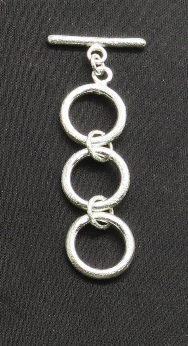 1 Piece Toggle Clasp Hook Silver Toggle Adjustable  2.5" Long jewelry Supplies