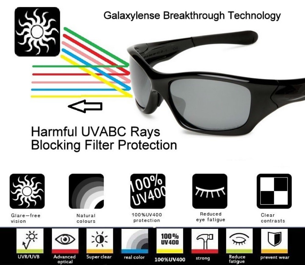Galaxy Replacement Lenses For Oakley Quarter Jacket Sunglasses Multi-Selection