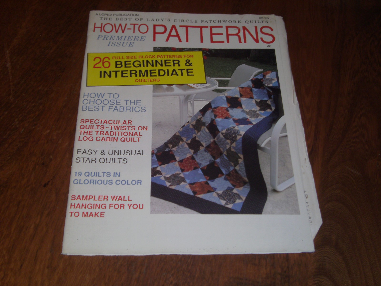 How to Patterns Best of Lady's Circle Patchwork Quilts Premier Issue 1992