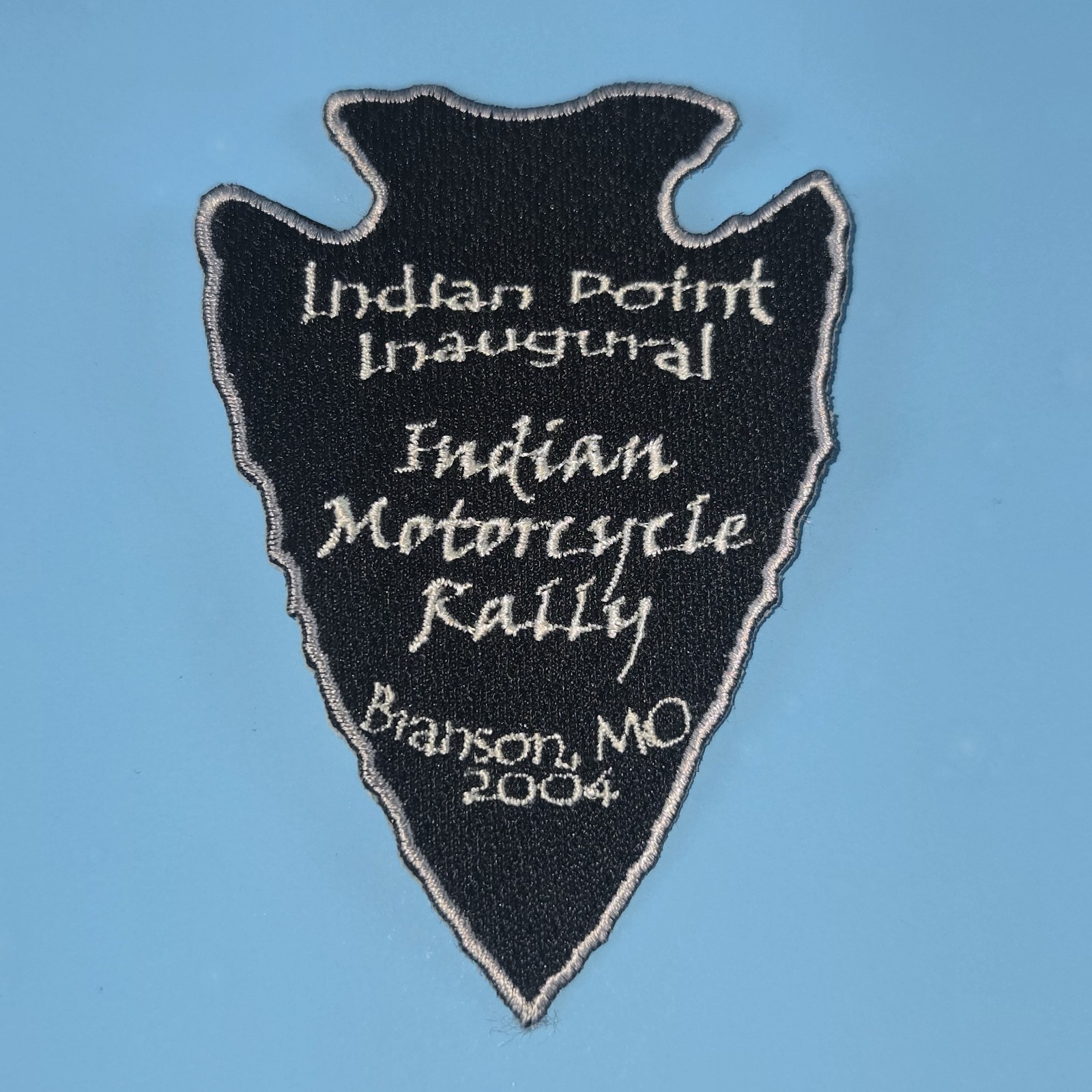 INDIAN MOTORCYCLE BRANSON MO MOTORCYCLE RALLY INDIAN POINT SEW ON PATCH 4"