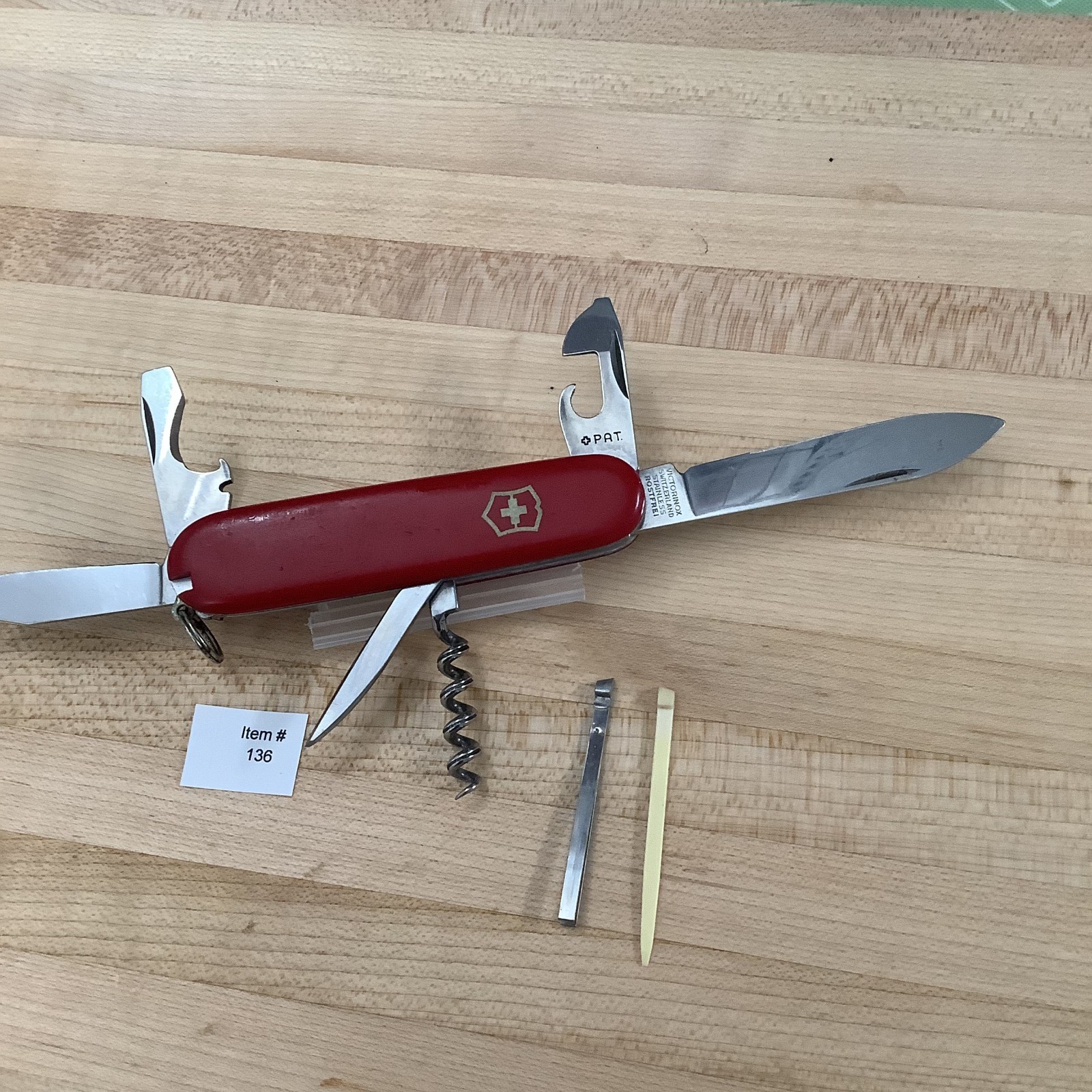 Vintage Victorinox Tourist 84mm Swiss Army Knife c. 1968–1972 Victoria Officier