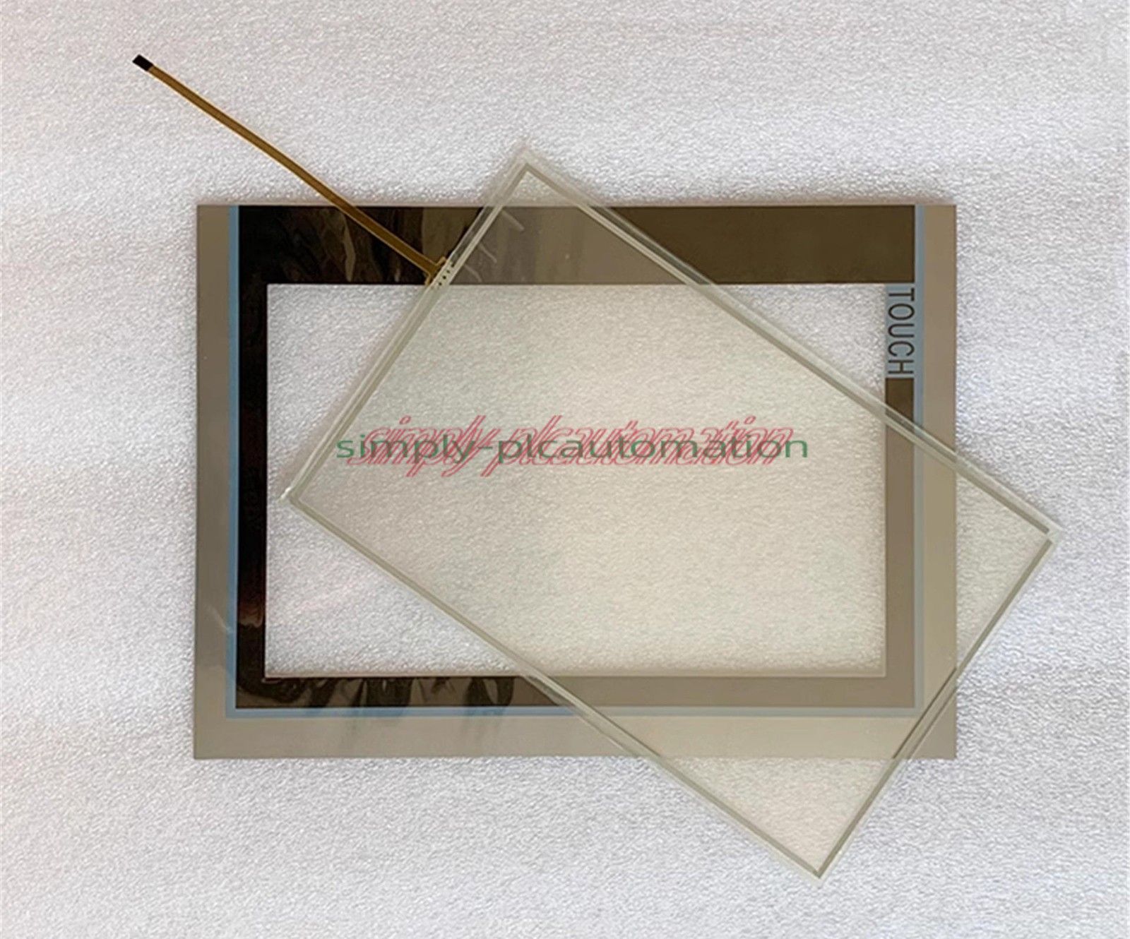 NEW 1X Touch Panel + Front Overlay for SIEMENS 6AV2124-0MC01-0AX0 TP1200