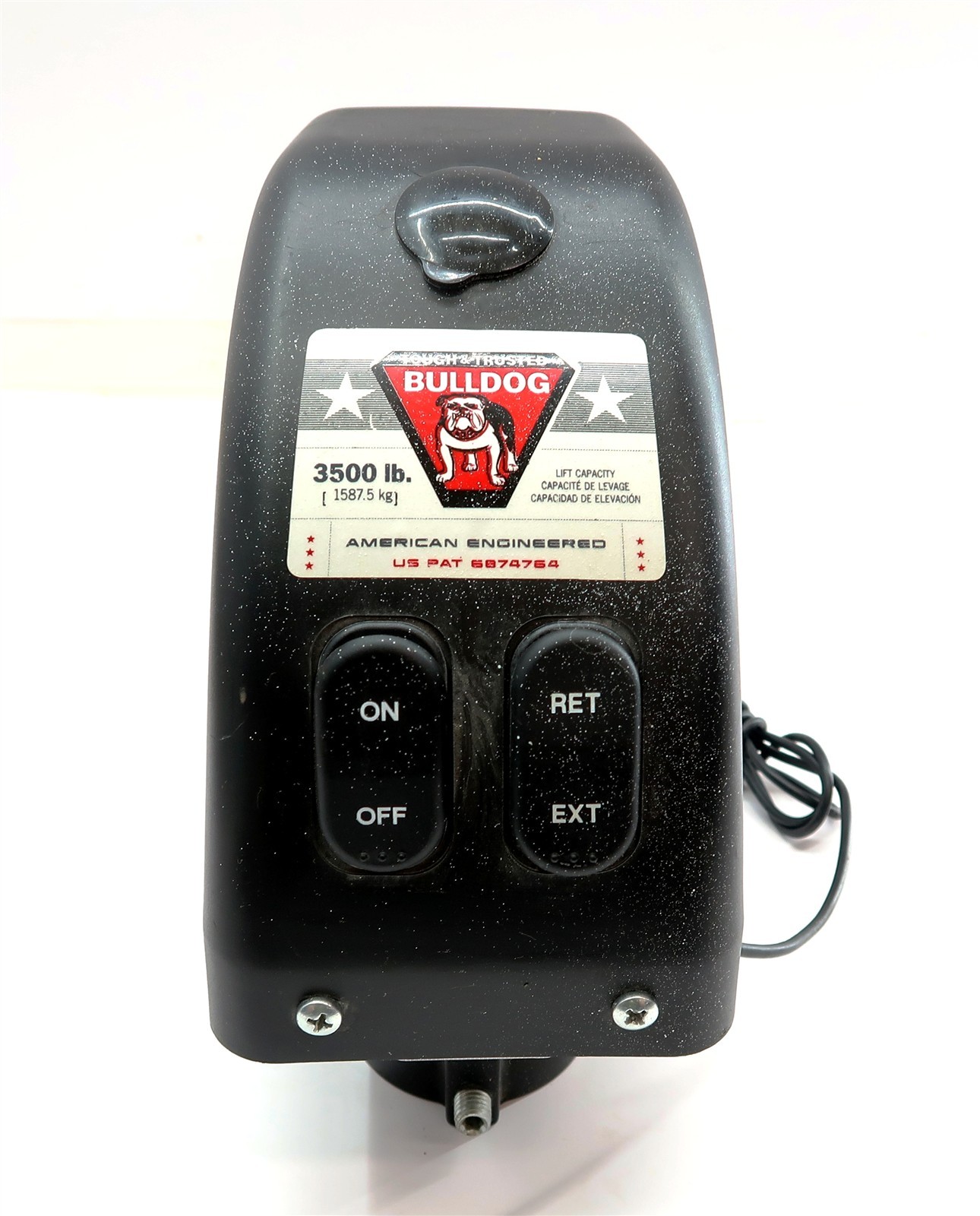 BULLDOG Powered A-Frame Jack Rated for 3500 lbs with Light ~ MOTOR ONLY ~ Works