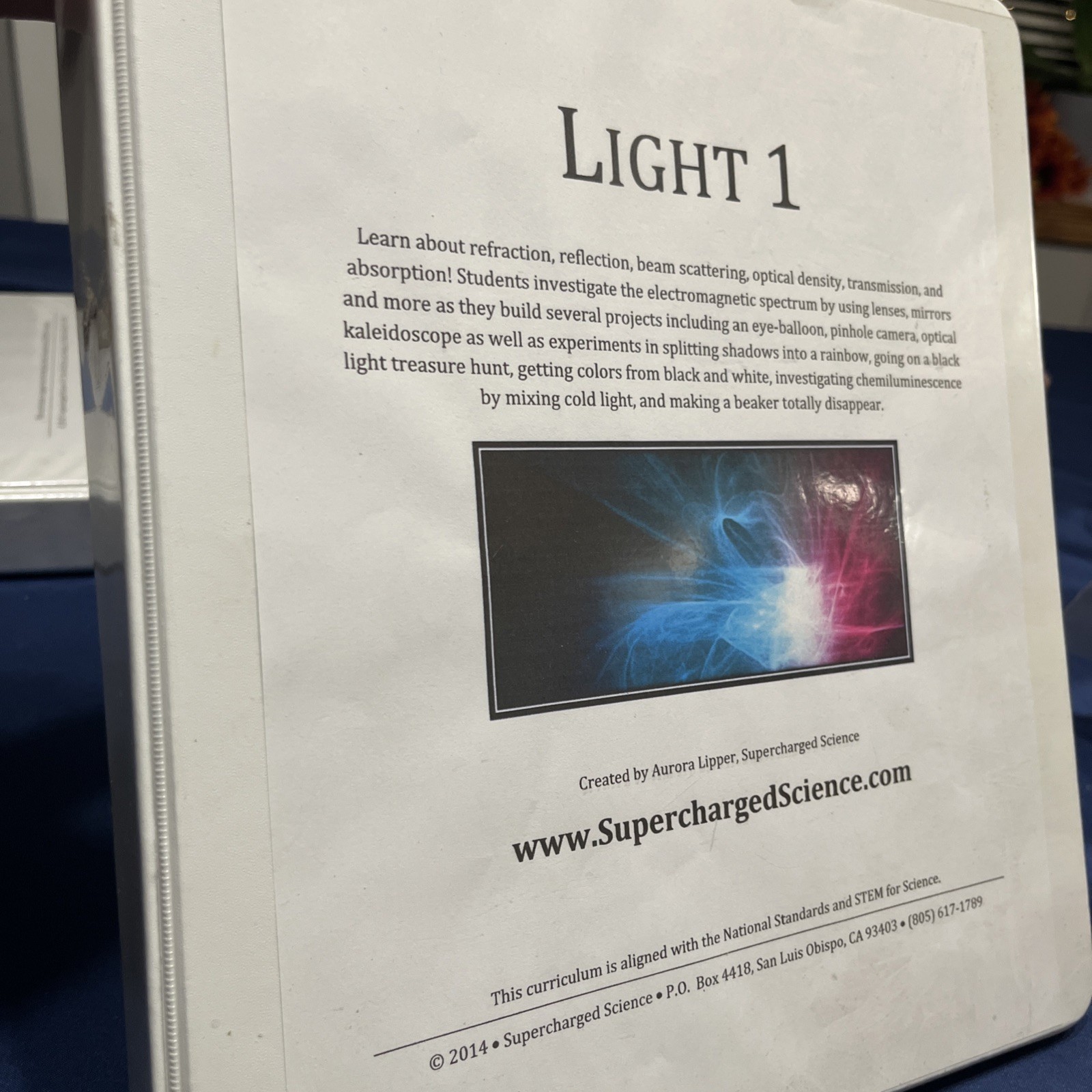 Supercharged Science Light 1 & 2 Light 1 set Printed comprehensive curriculum