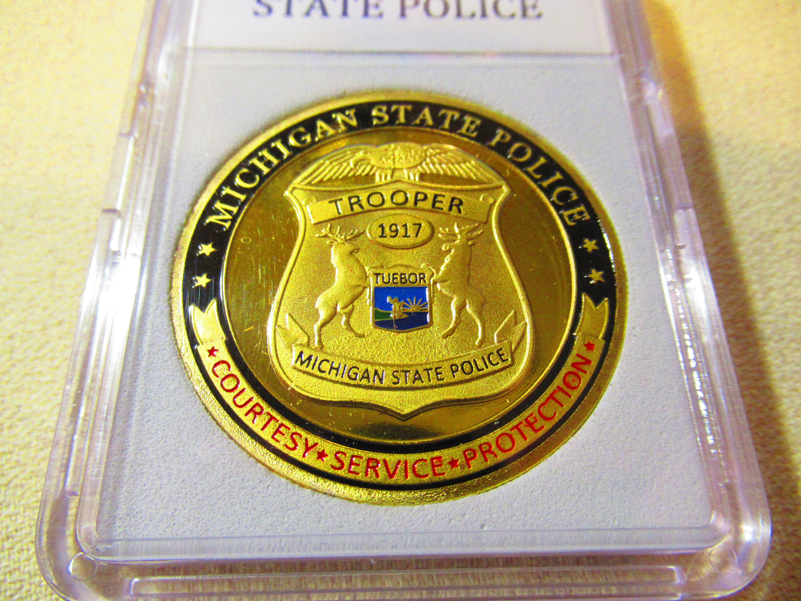MICHIGAN STATE POLICE Challenge Coin
