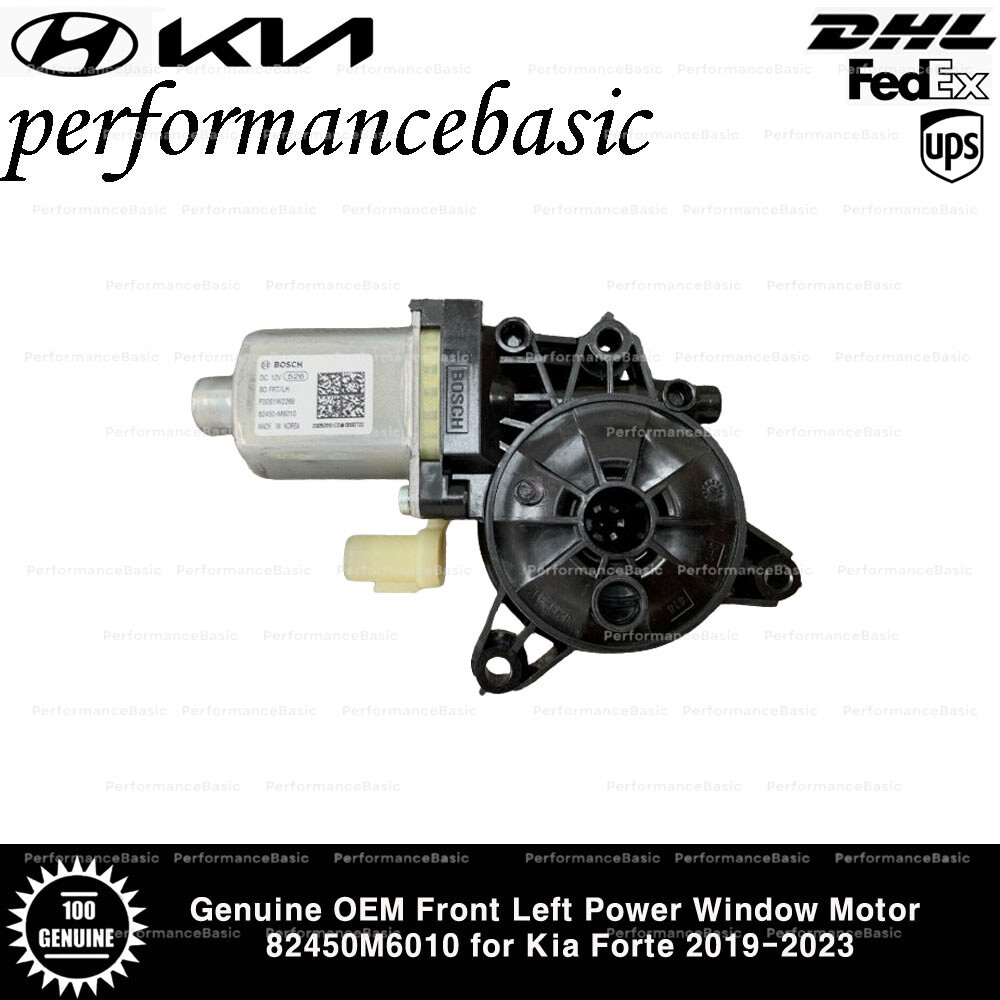 Genuine OEM Front Left Power Window Motor 82450M6010 for Kia Forte 2019-2023