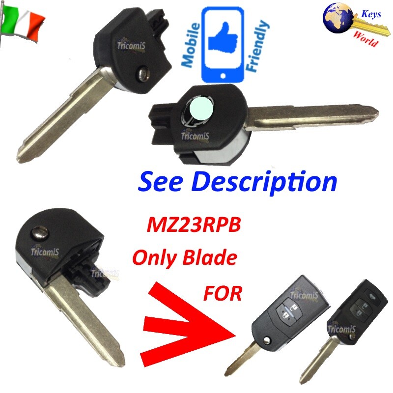 Shell Case Cover Key Blank replace MZ23RPB FLIP FOR MAZDA 2 3 5 6 MX5 RX8