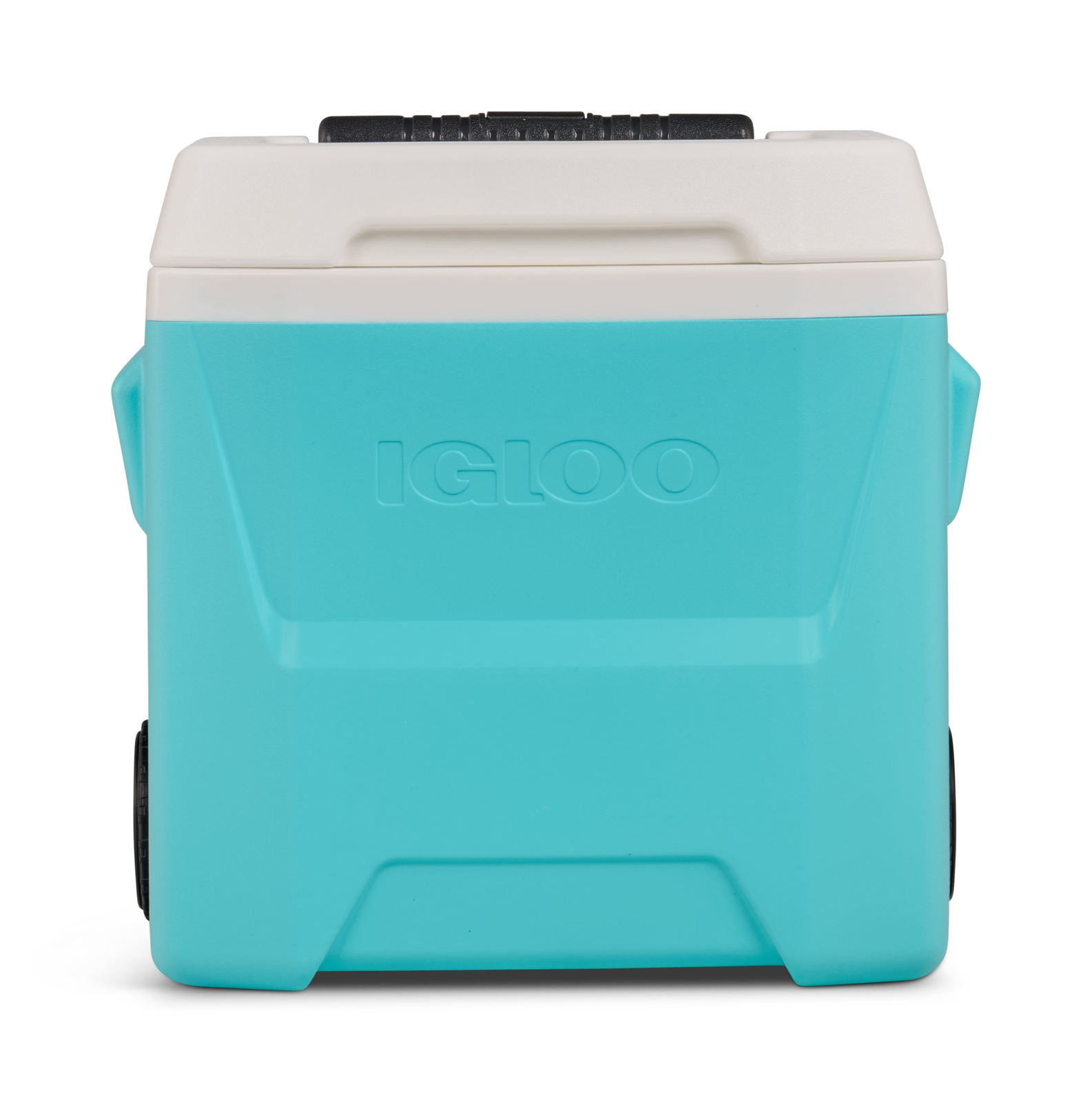 16 QT Laguna Hard Sided Ice Chest Cooler with Wheels, Aqua Blue