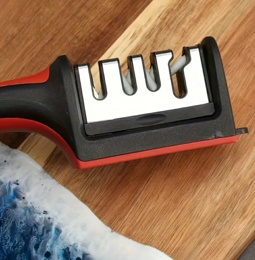 Multi-Functional Hand-Held Knife Sharpener With Detachable Grinding Head