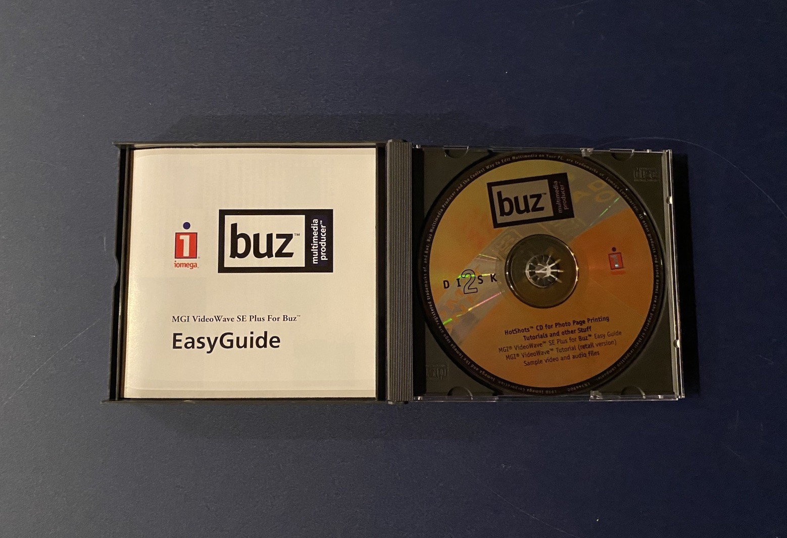 IOMega Buz Multimedia Producer CD-ROMs Installation & Applications Software Only
