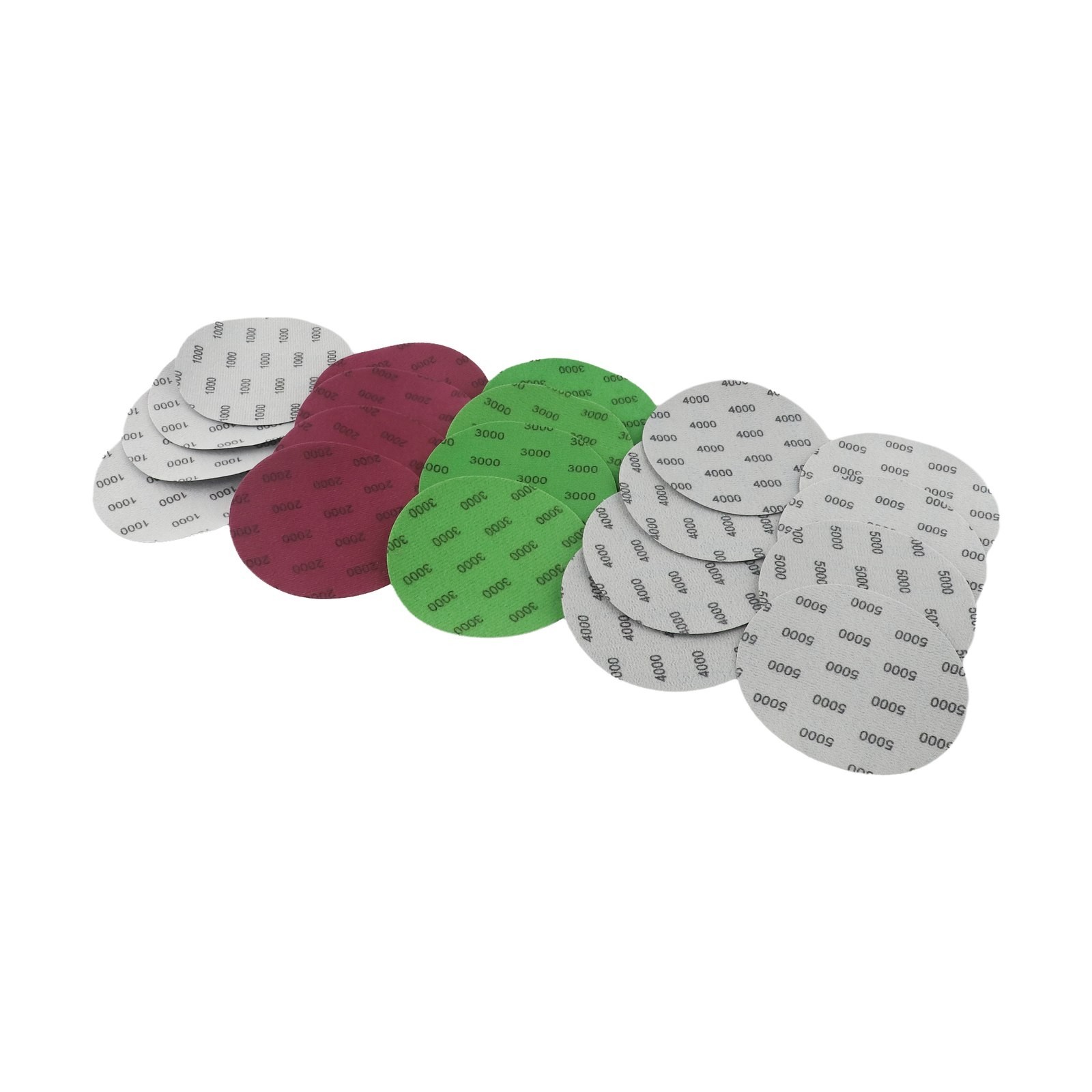 High Durability 5 Inch Sandpaper Discs 20 Pack with Multiple Grit Options
