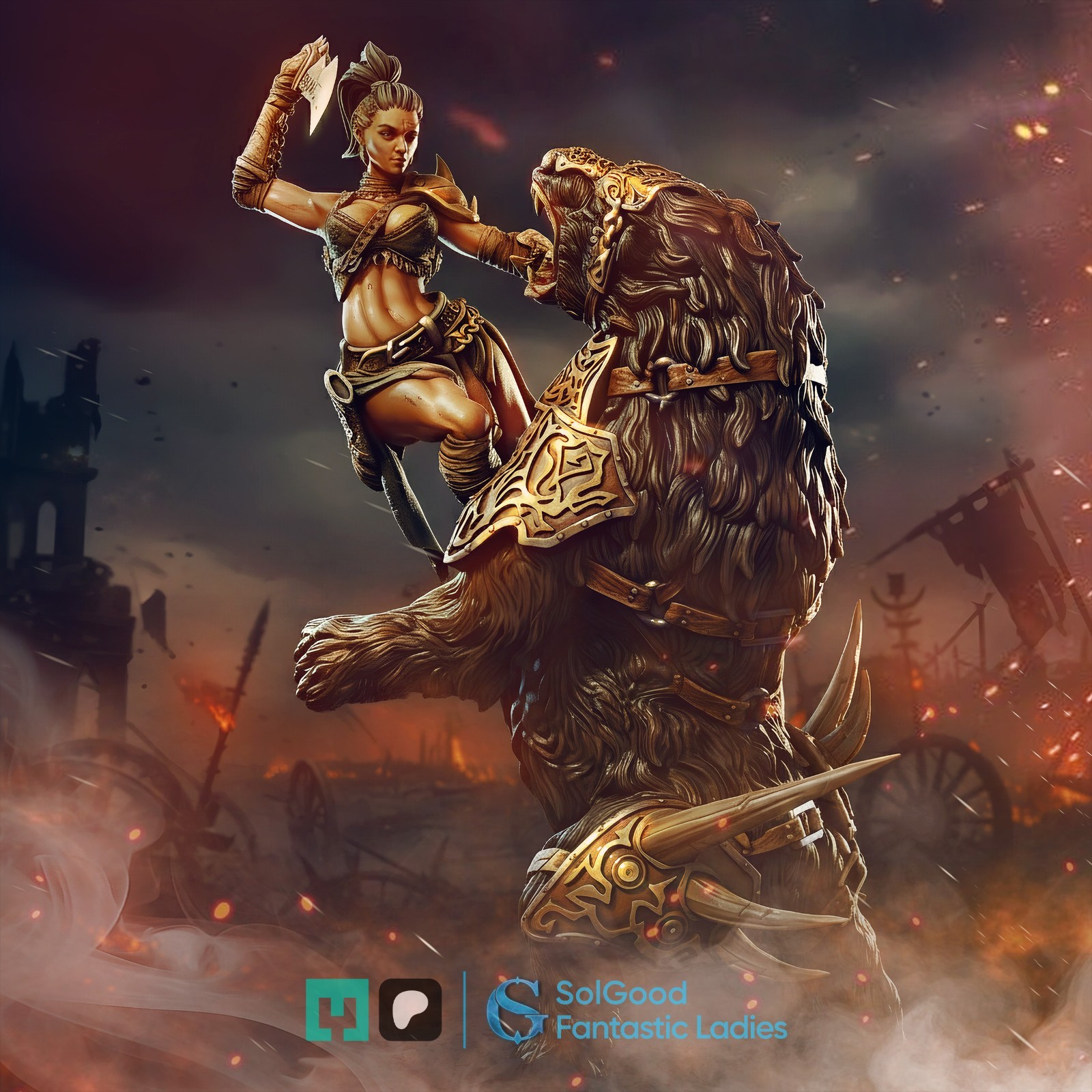 Dungeons & Dragons Playable Character - Female Goblin Greeraka - Ranger