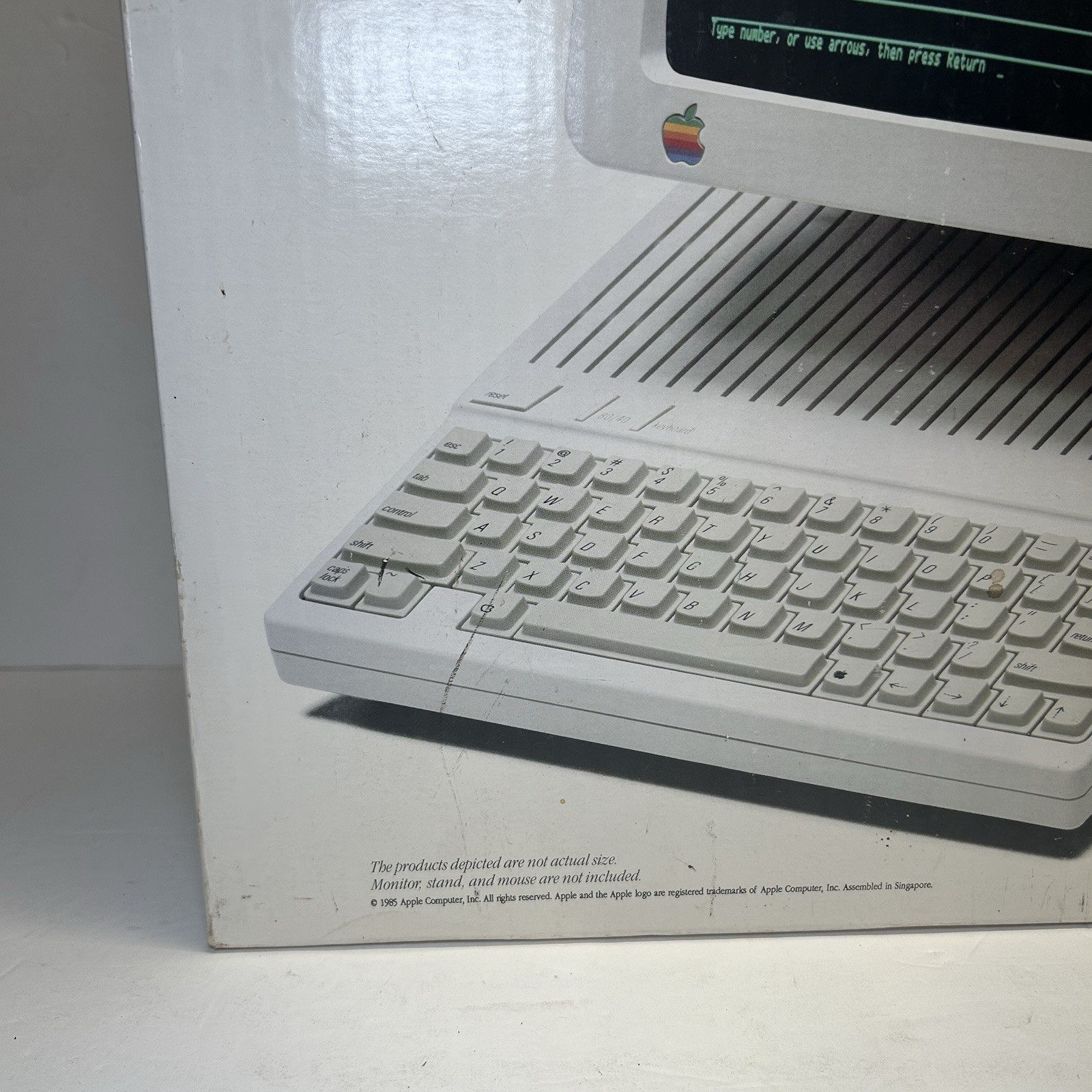 Vintage 1984 Original Apple IIc Model A2S4000 Computer Original BOX ONLY!