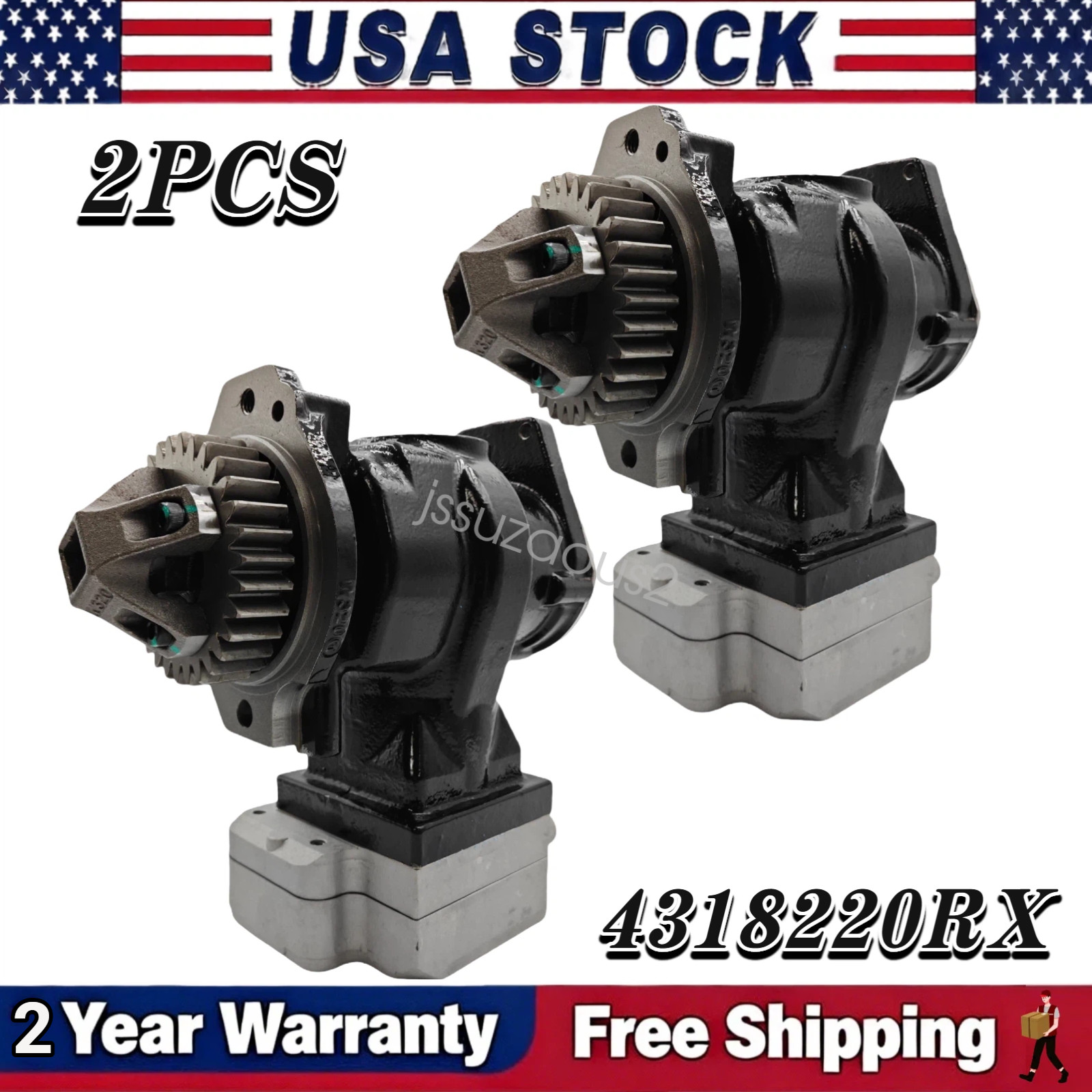 2PCS Air Compressor 4318220RX For Cummins 2010 and newer 3690864RX 4318220RX New