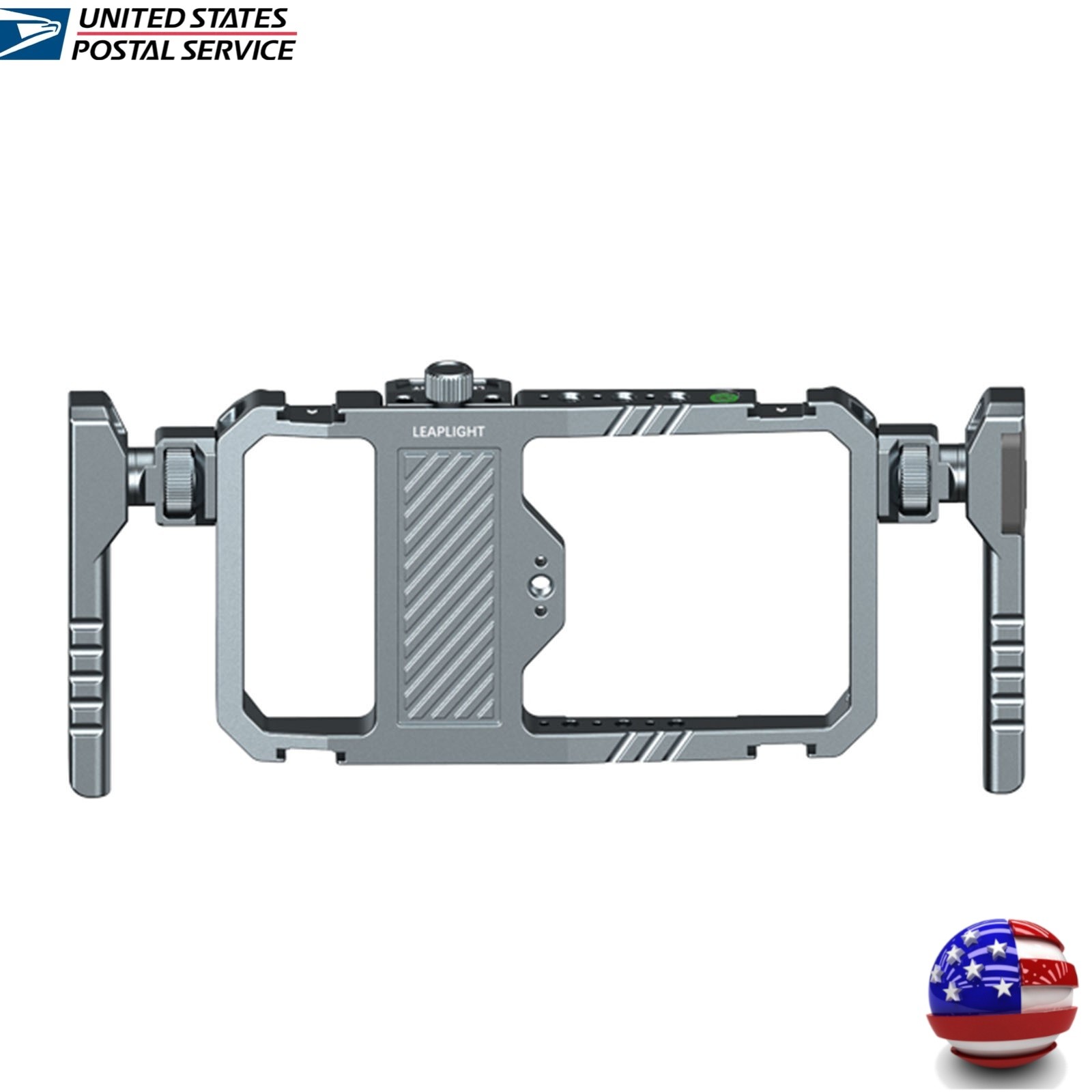 Universal Handheld Phone Cage Video Rig Stabilizer W/Adaps-Iphone 17 Pro Max US