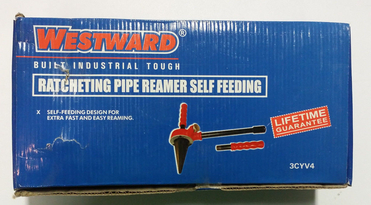 Westward Spiral Ratcheting Pipe Reamer Self Feeding up to 2" NEW IN BOX