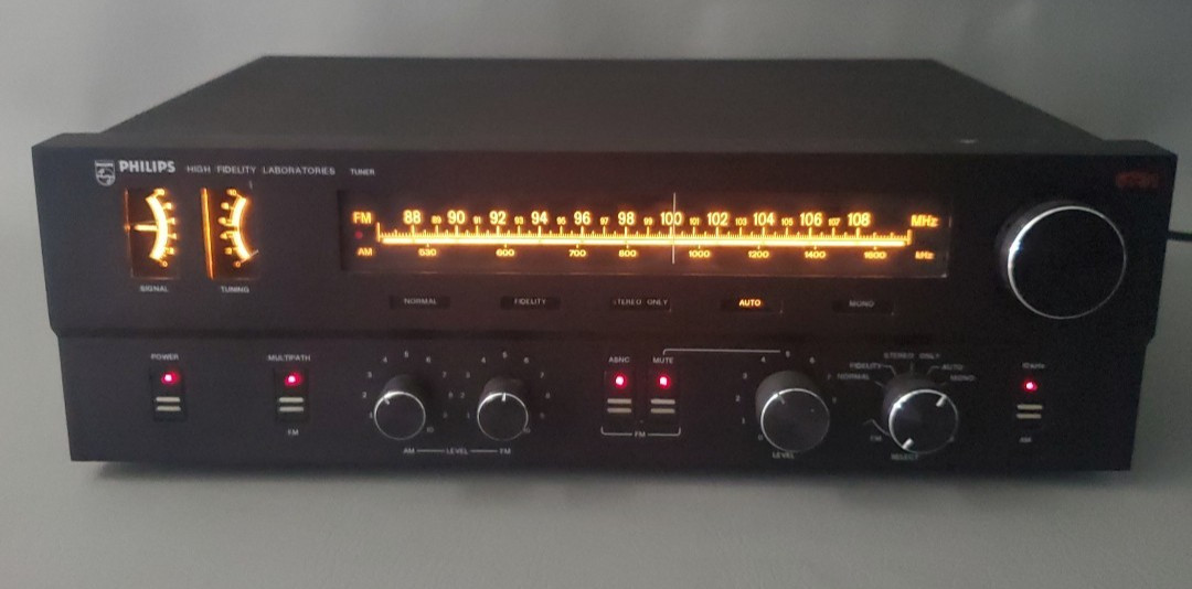 RARE VINTAGE Philips HiFi Laboratories Stereo Tuner 6731 AH6731 *Please Read*