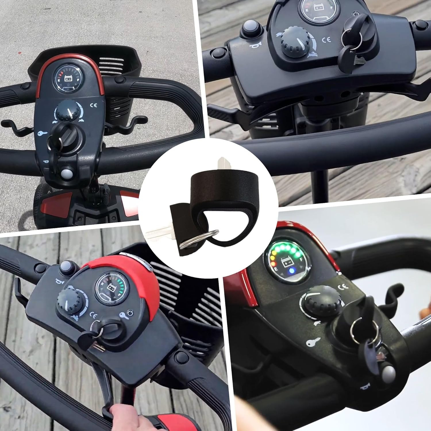 Pride Mobility Scooter Replacement Key Set Compatible with Go-Go Elite Traveller