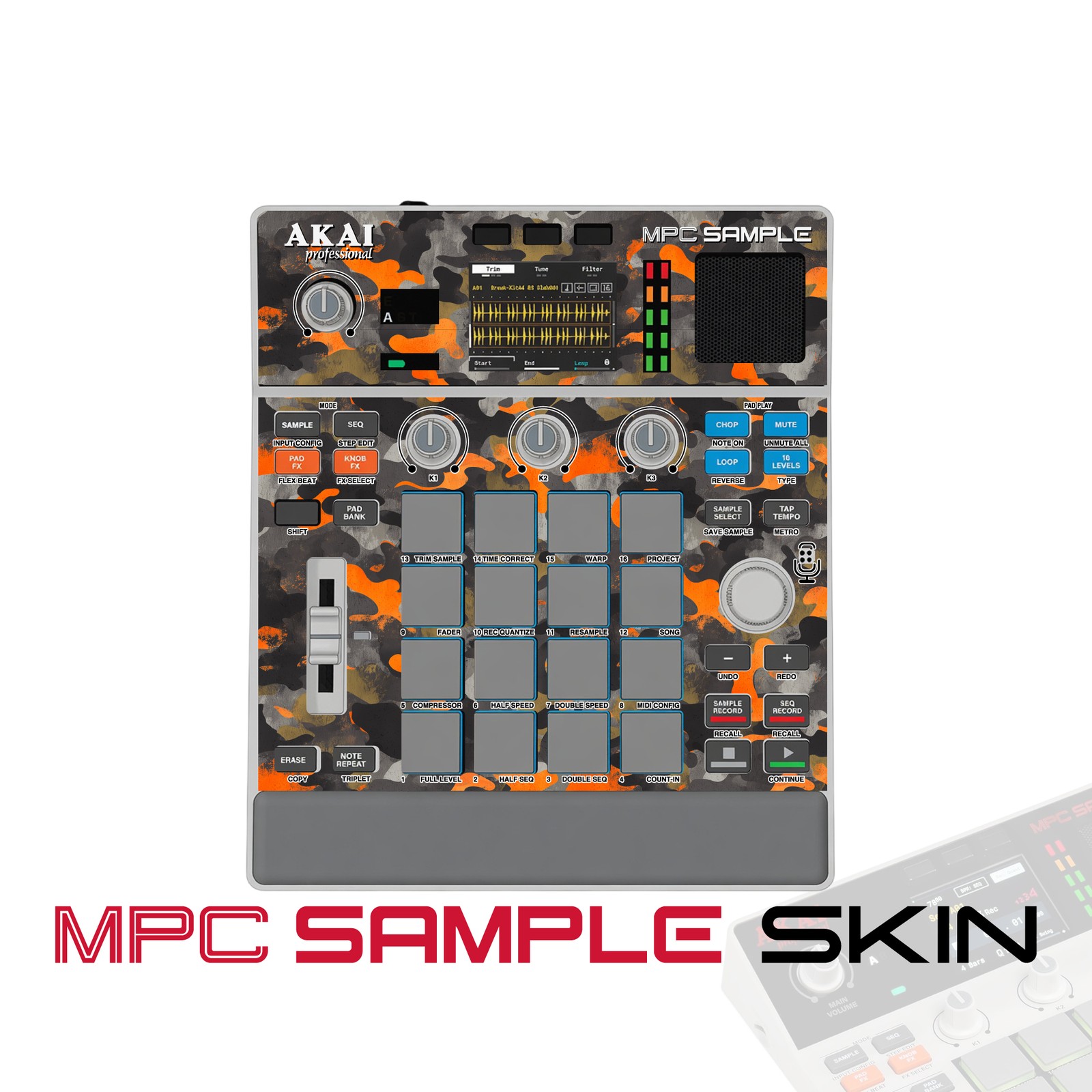 Akai MPC Sample Skin / Camo Pulse