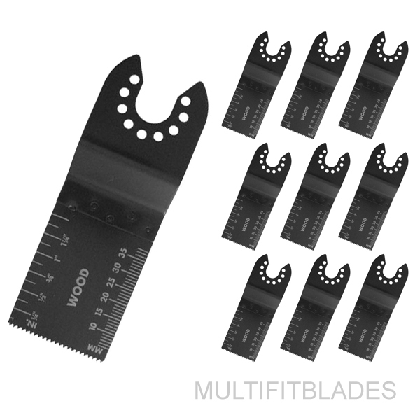 10 x 1-1/4" Fine Tooth Blades for Old style Porter Cable, FatMax, Bolt-On Tools