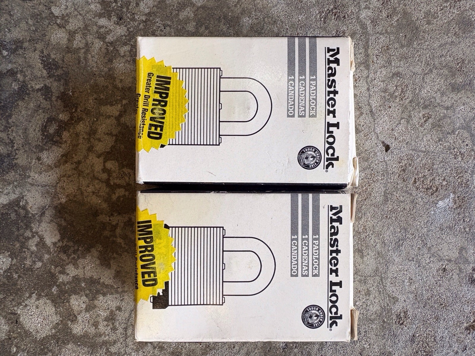 2 Masterlock #1 Padlocks Keyed Alike. Keyed To #A289