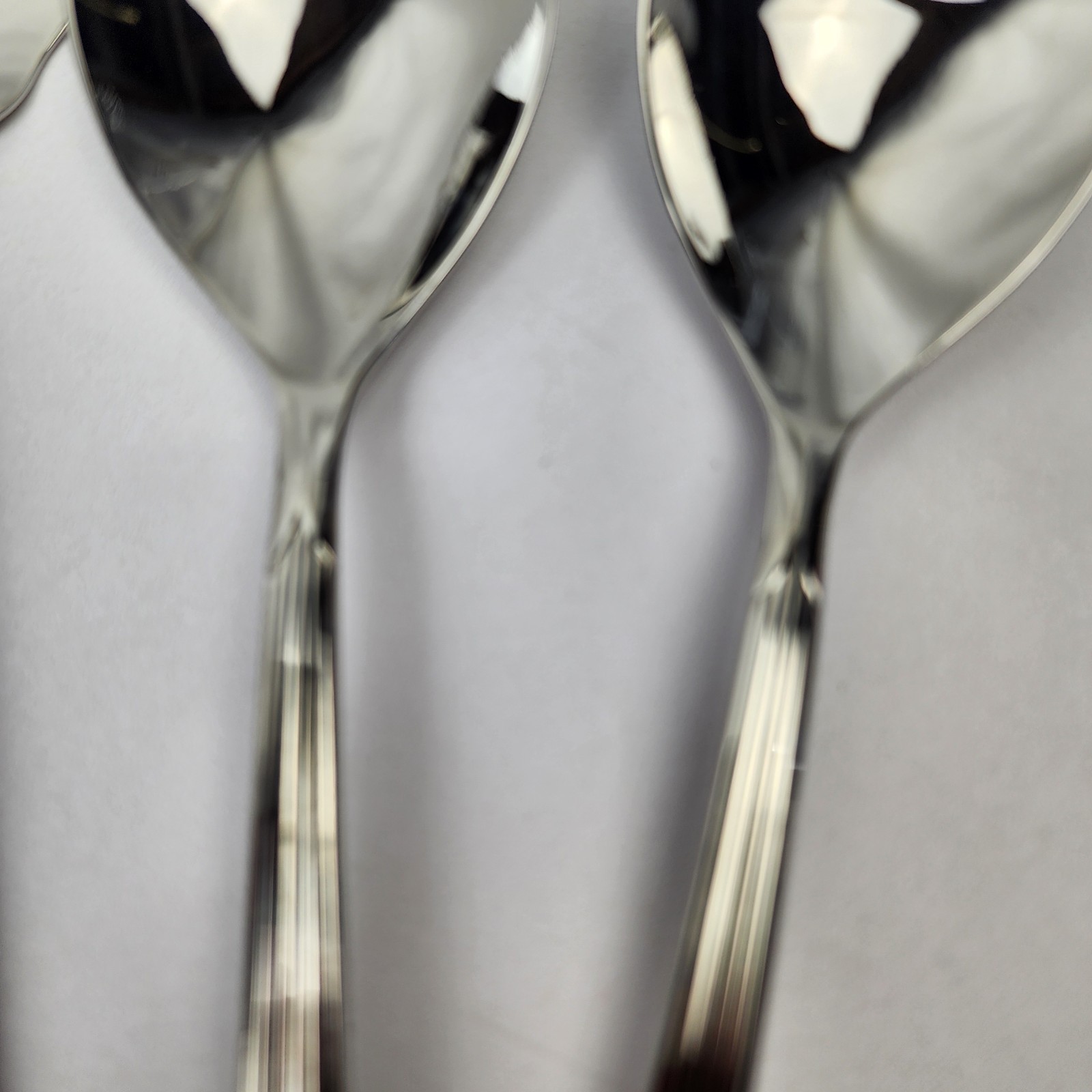 Lenox Stainless Flatware 18/10 Kennedy Serving Set 7pc Grooved Handle Glossy