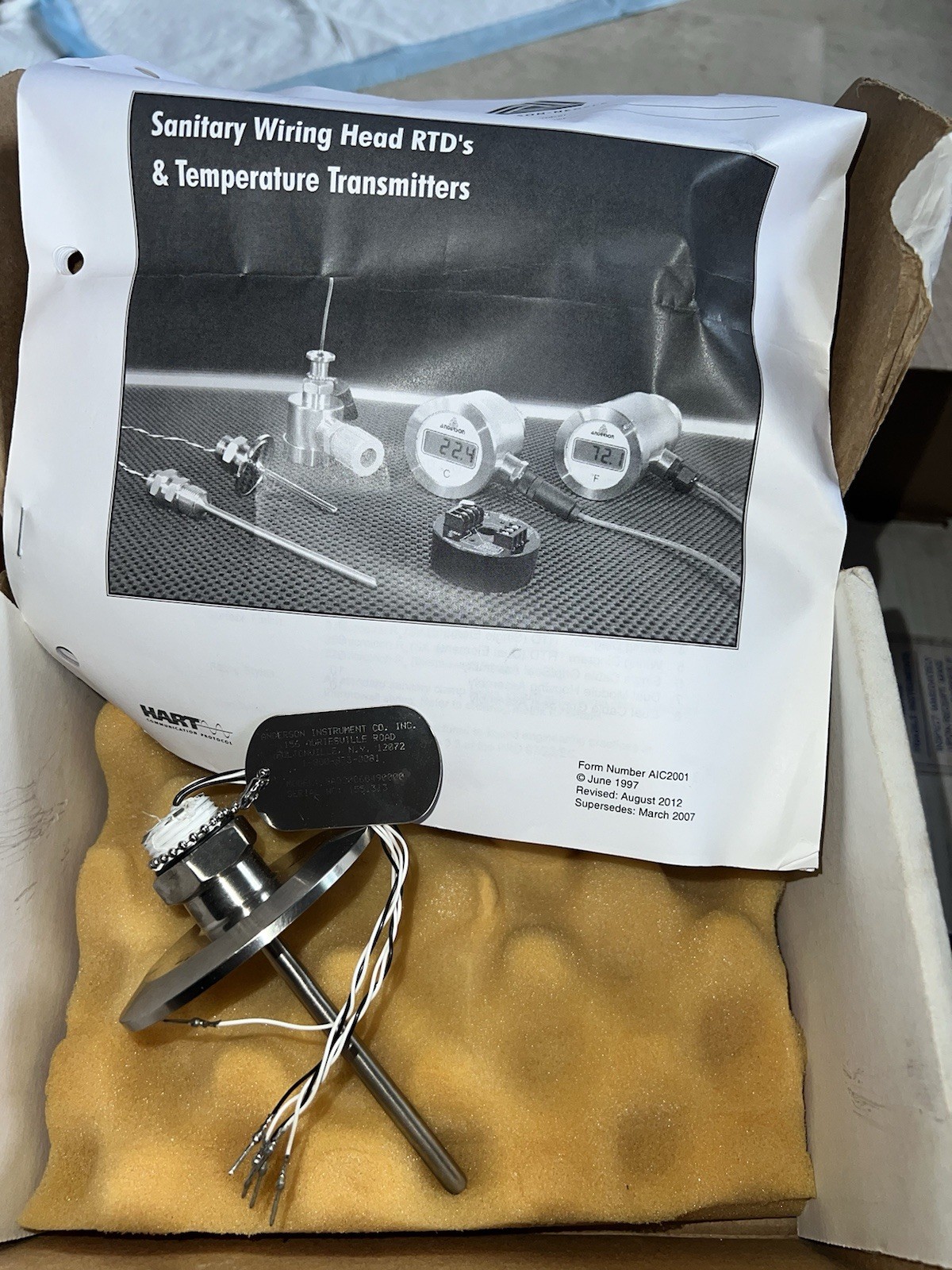 Anderson SA520060490000 RTD Temperature Sensor