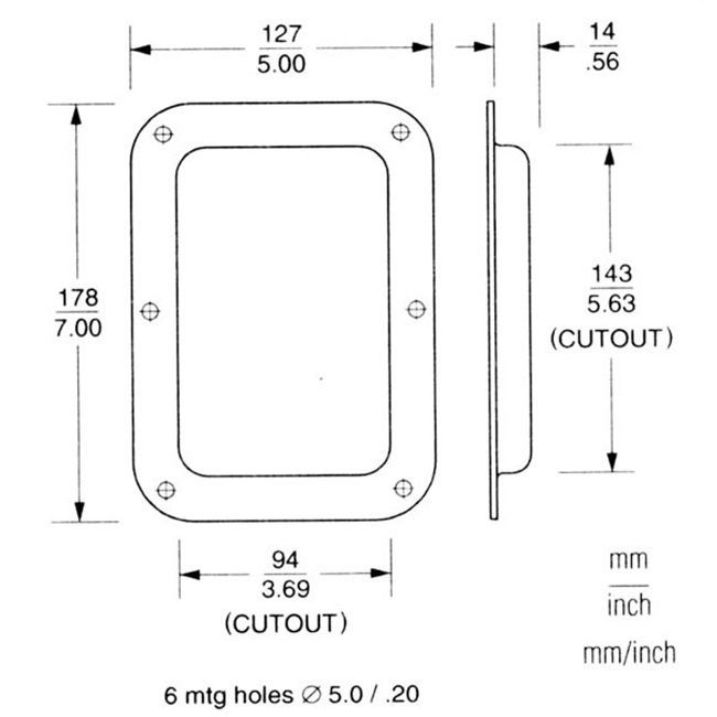 4 Penn Elcom 1482 Blank Plain Dish PennBrite Custom Application PennBrite 5"x7"