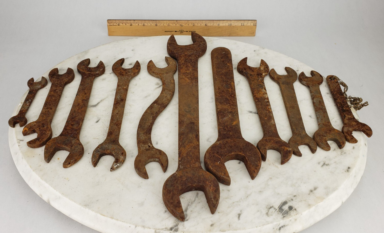 11x Vintage Wrenches - Billings Armstrong - Lathe Tools Double End