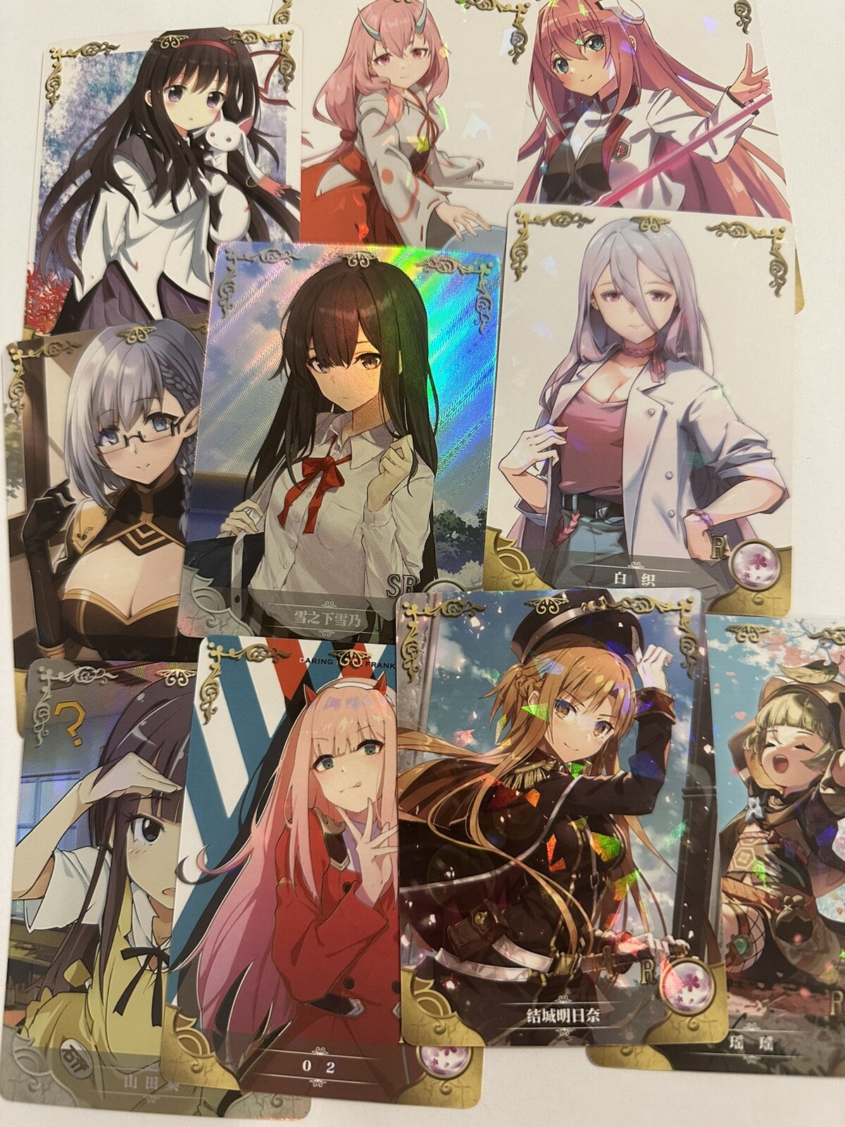 (1)Anime Genshin Pack w/5 Collection Cards Kawaii Random Waifu Holo Unopened