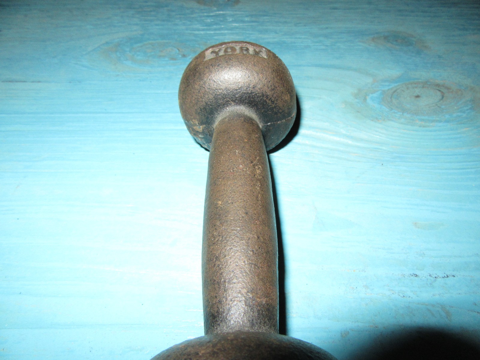 Vintage YORK 4 Pound Bun Dumbbell Single