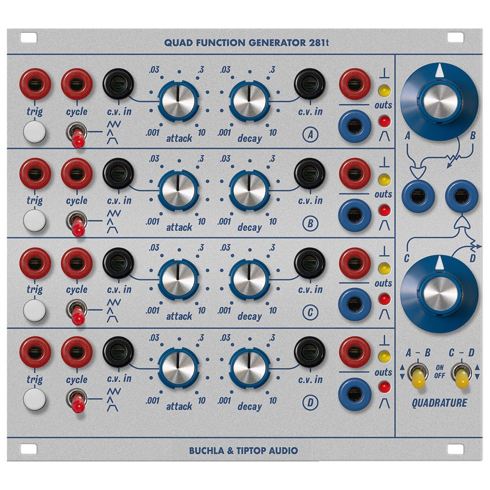 Tiptop Audio Buchla Model 281t Quad Function Generator Module (Demo Deal)