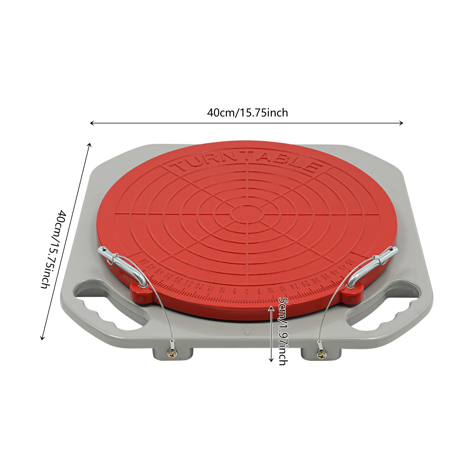 2Pcs Wheel Alignment Turn Plates Wheel Alignment Tool 360° Rotating 6613.87lbs