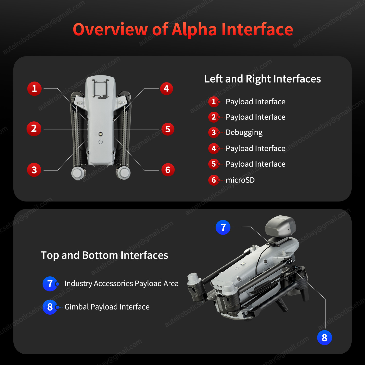 Autel Alpha Drone L35T Gimbal Multipurpose Industrial Application No Tariffs