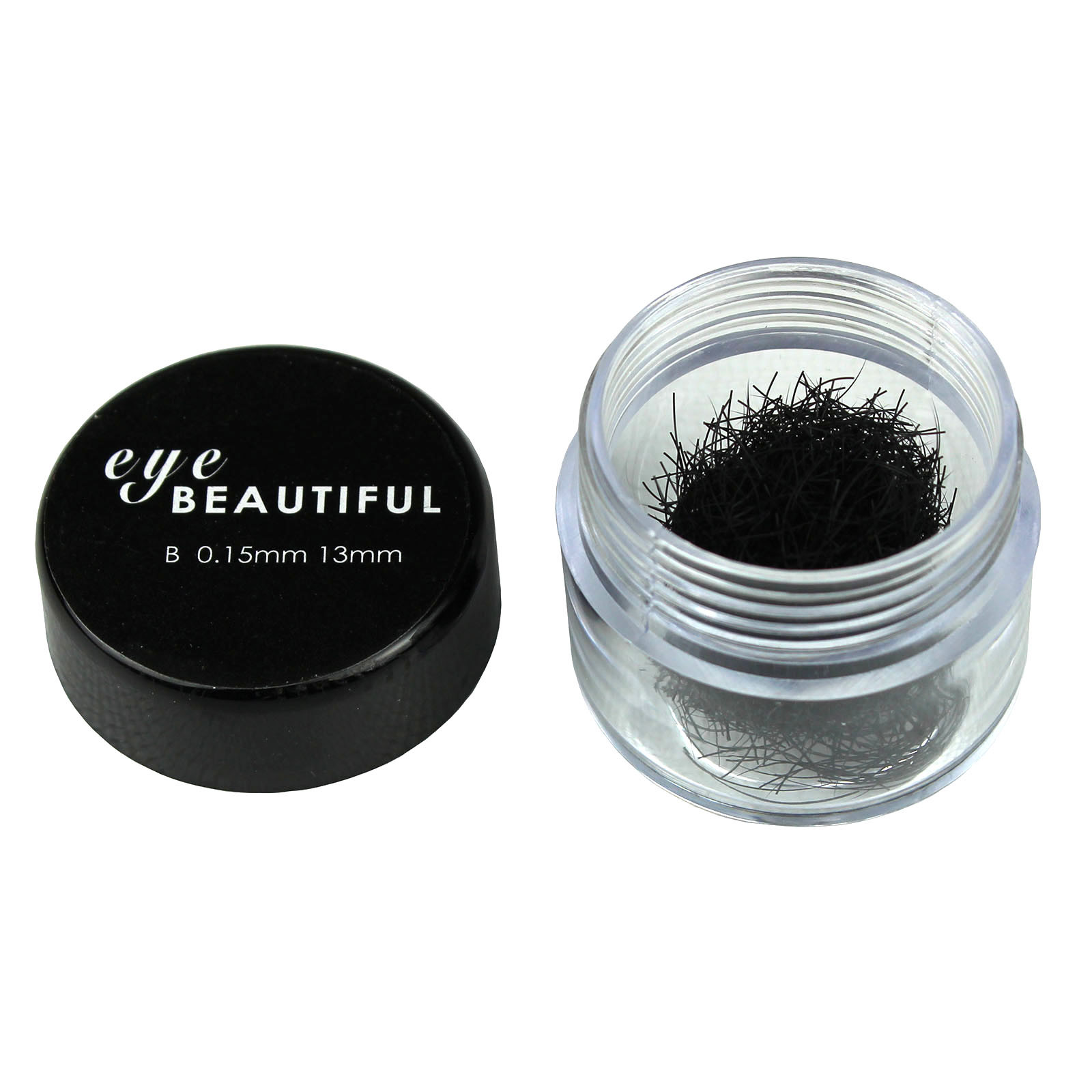 Premium MINK Individual Loose Lashes B Curl 10mm to 14mm Eyelash Extension 15MM