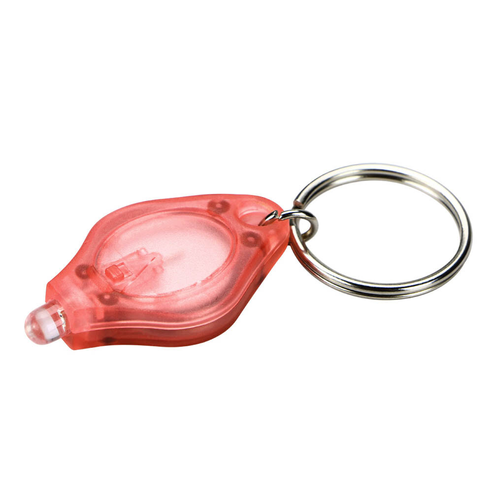 10/20Pcs LED Mini Keychain Flashlight Key Ring Light Bright Torch Outdoor Hiking