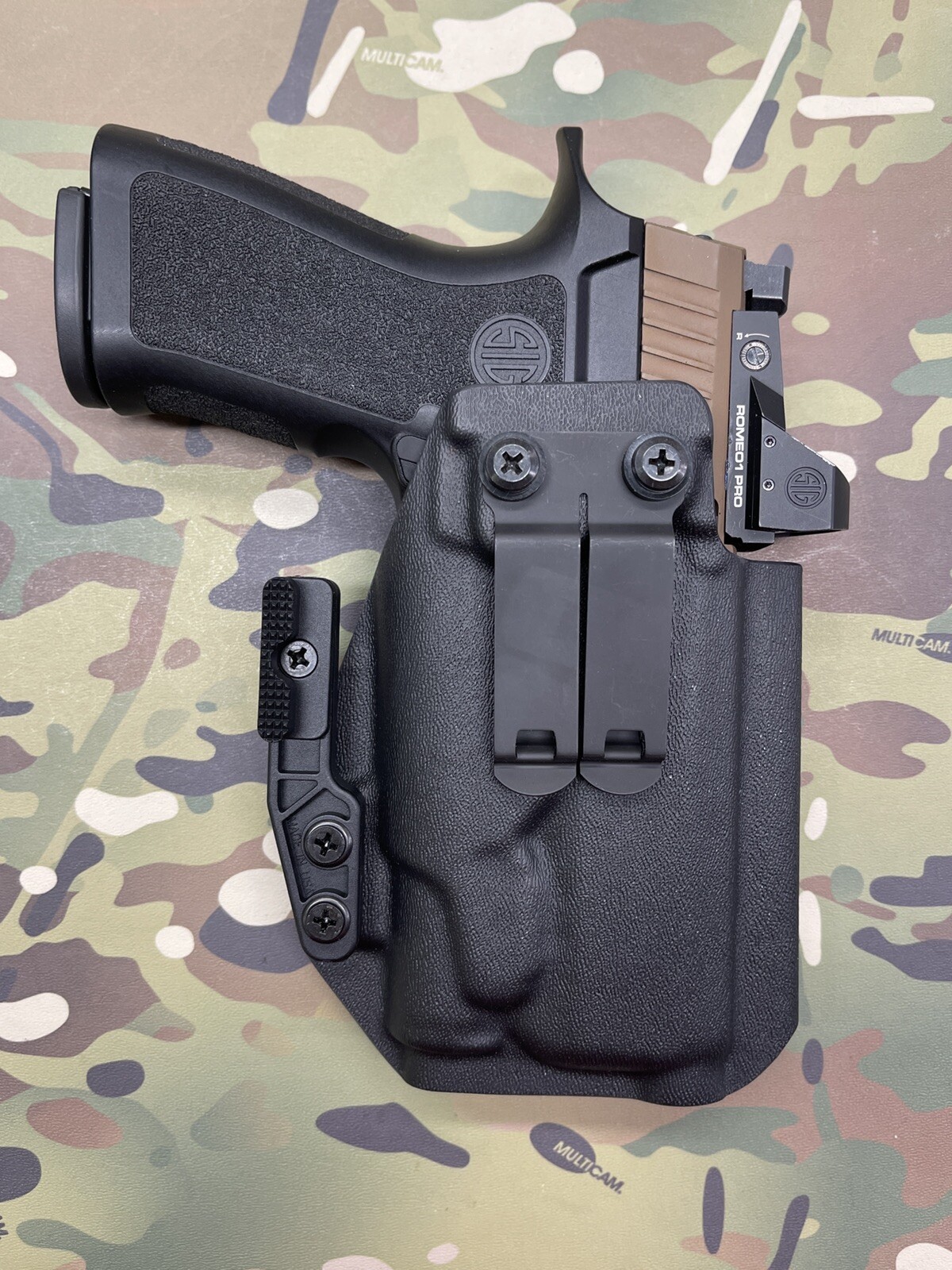 Black Kydex IWB CLAW Holster for Sig Sauer P320 X Compact Foxtrot 1X