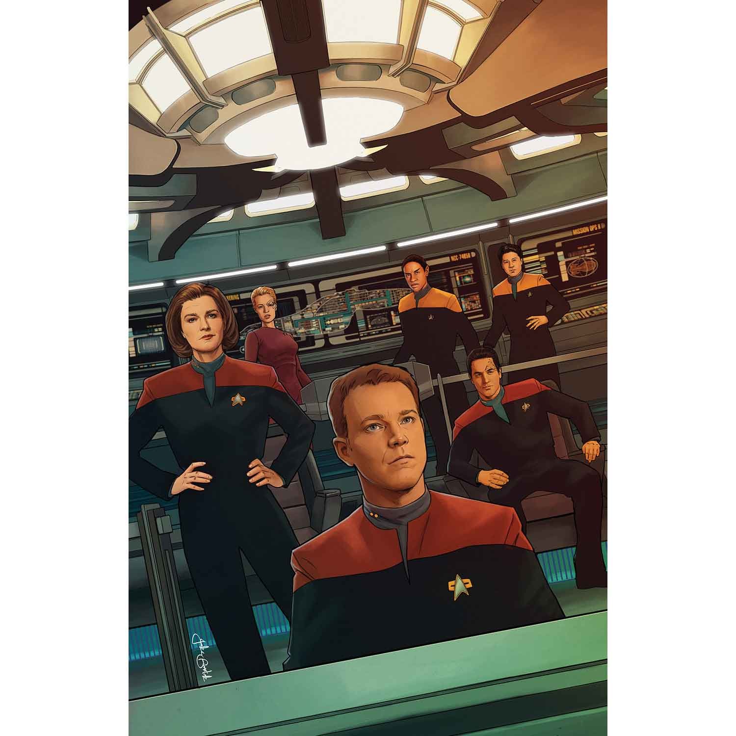 Star Trek Voyager Homecoming #4 Cover C 1:10 Bartok Full Art IDW