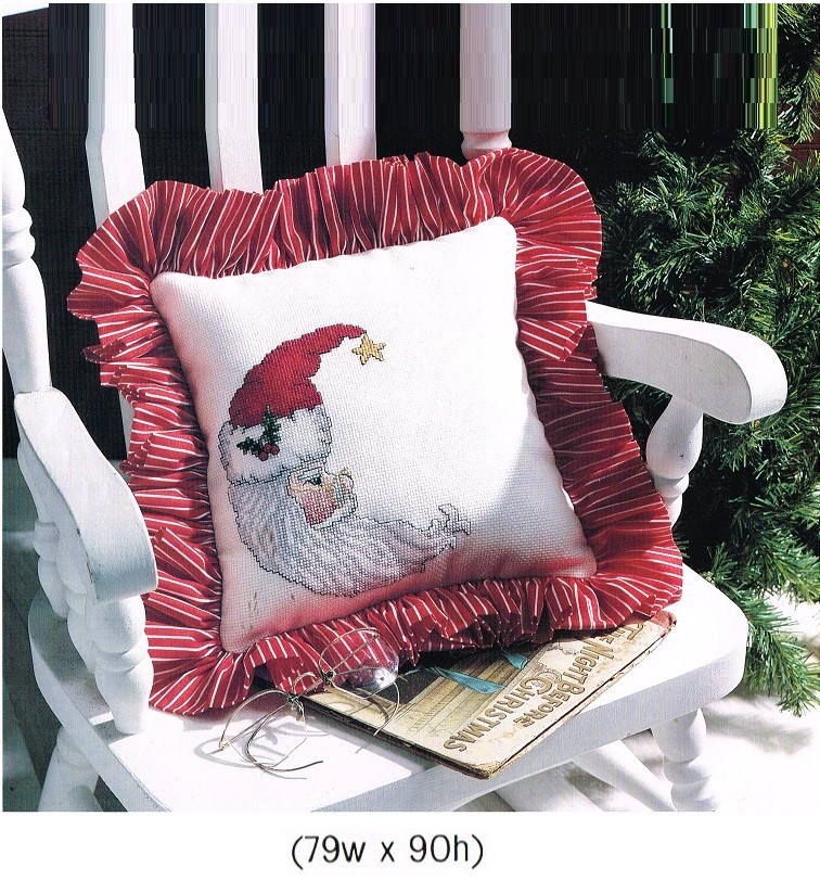 MOON SANTA  CROSS STITCH PATTERN ONLY  -  KN  EYUE